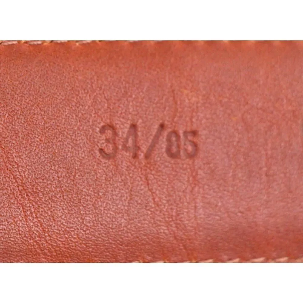 Club Room BROWN GENUINE LEATHER SNAKE 1 1/8